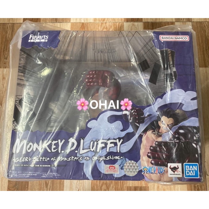 Mô Hình Tĩnh Figuarts Zero One Piece Monkey D. Luffy Gear 4 Captain of Three Onigashima Monster Battle Chính Hãng BANDAI