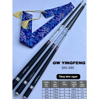 cần câu tay gw yingfeng 5h,bản mới thông số trên ảnh,cần gw cực nét tặng kèm ngọn phụ