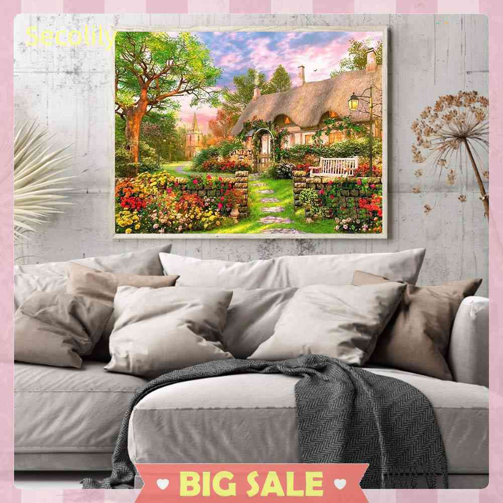 Bộ Tranh Thêu Chữ Thập 11CT DIY Hình Đồng Quê Đầy Đủ