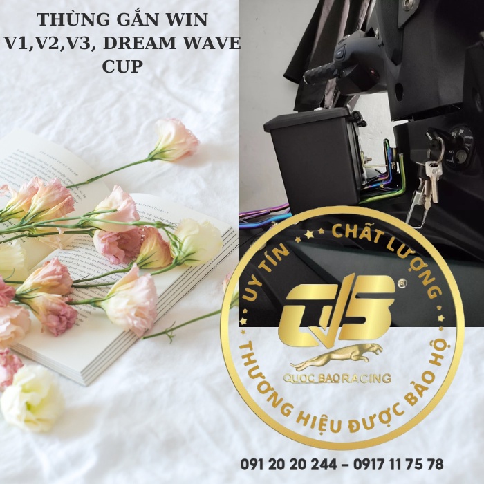 Thùng giữa xe winner winner X v1 v2 v3 ( hộc để đồ, áo mưa, điện thoại) BH 1 ĐỔI 1 QUỐC BẢO