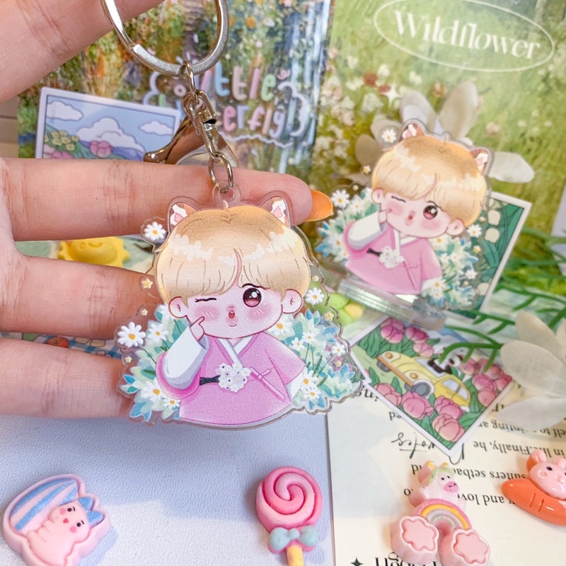 STANDEE / KEYRING JIMIN HANBOK dễ thương