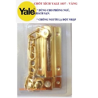 Chốt An Toàn Yale V1037 US3 Vàng Đồng Dạng Xích