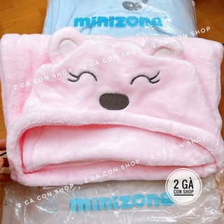 Chăn choàng ủ MINIZONE mùa đông loại dày cho bé