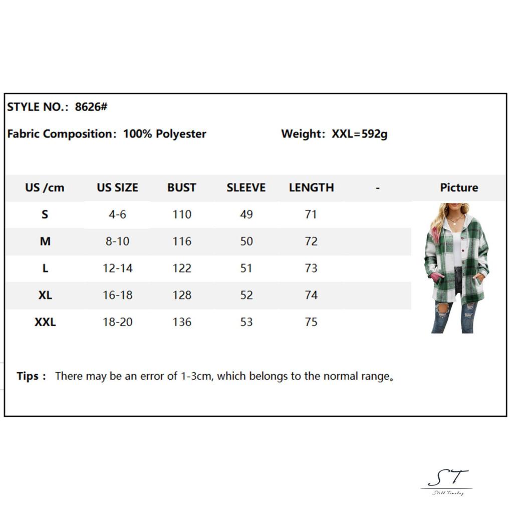 Áo Khoác CY03-Female Tay Dài Có Mũ Trùm Và Túi Có Khóa Kéo Cho Mùa Thu, S / M / L / XL / XXL