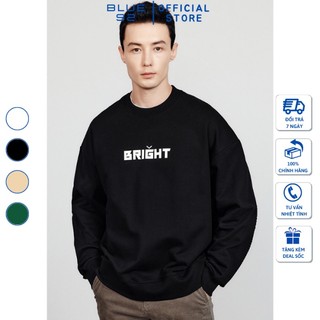 Áo thu đông dài tay nam BLUE 92 cao cấp cổ tròn chất nỉ đẹp dáng ôm dễ mặc phong cách trẻ trung Bright