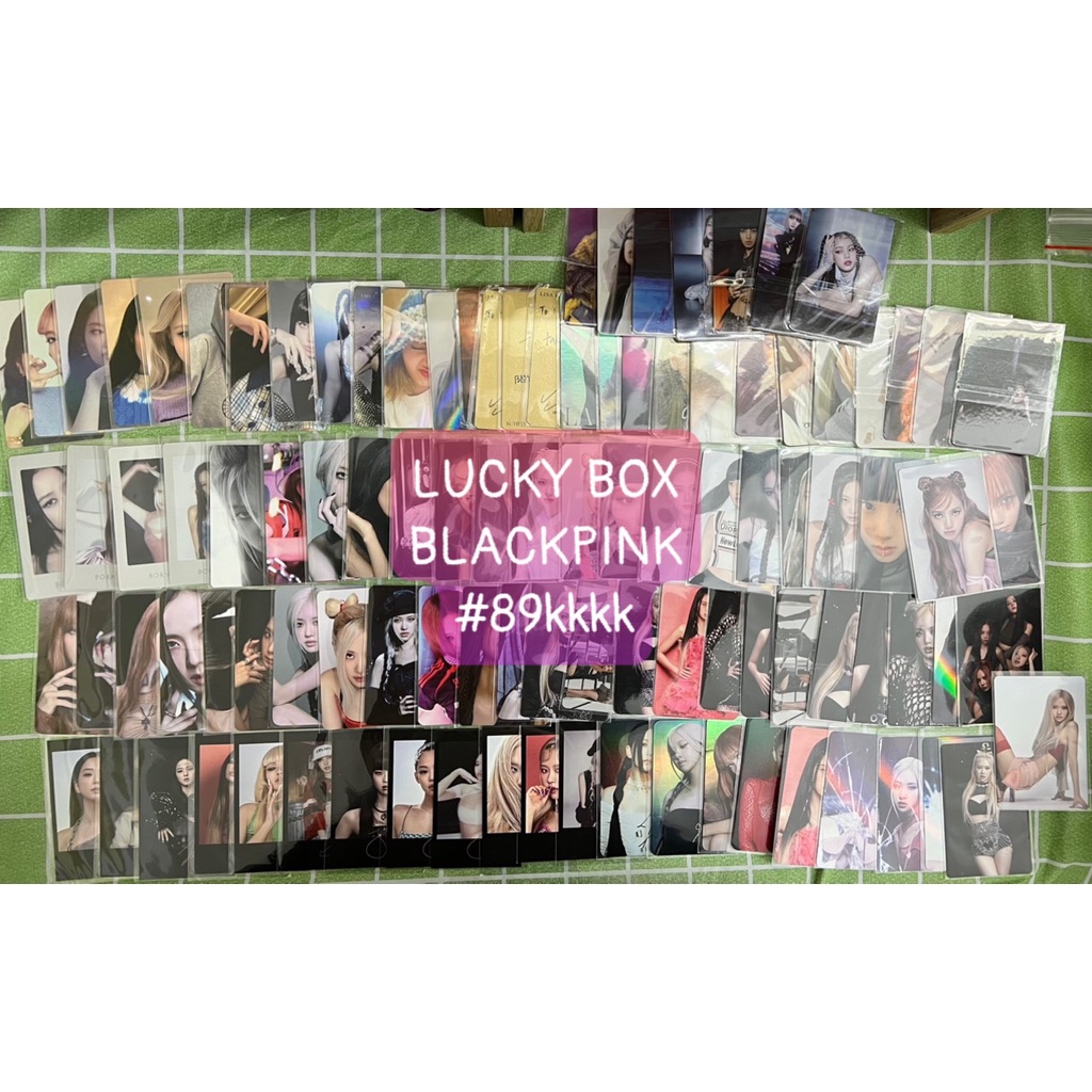 BLACKPINK - Hộp quà card thẻ bo góc may mắn, xinh đẹp