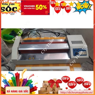 Máy ép cũ khổ a3 a4 fgk-320-i dùng ổn định hàng bao test bền đẹp ineco