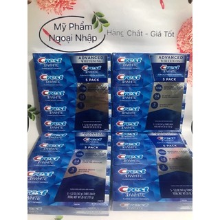 ( Mẫu Mới 2022) KEM ĐÁNH RĂNG CREST 3D WHITE ADVANCED WHITENING 147g của Mỹ