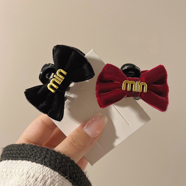 Kẹp Tóc Hình Nơ Nhỏ Xinh Xắn Thời Trang Thu Đông Phong Cách Hàn Quốc Cho Nữ