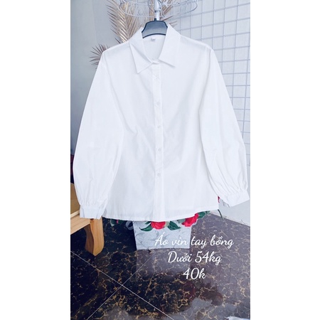 Áo vin trắng kiểu