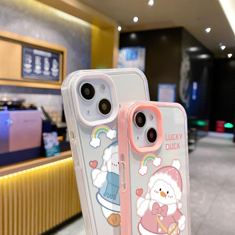 Ốp Điện Thoại Silicon TPU Mềm Chống Sốc 3 Trong 1 Cho iPhone 14 13 12 11 Pro Promax 6 6S 7 8 Plus X XR XSMax SE