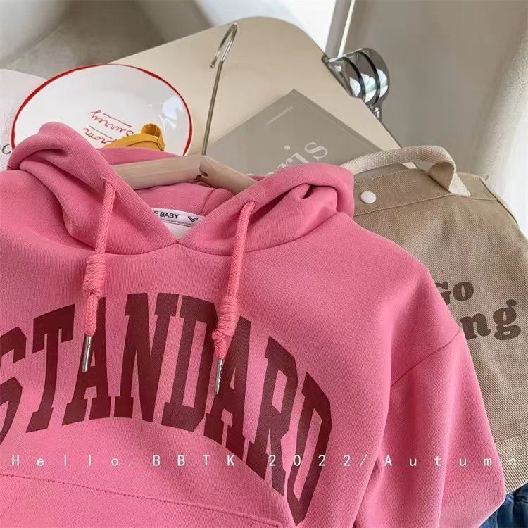 Áo Hoodie Thể Thao Dáng Rộng In Chữ Phong Cách Hàn Quốc Mới 2022 Cho Nữ