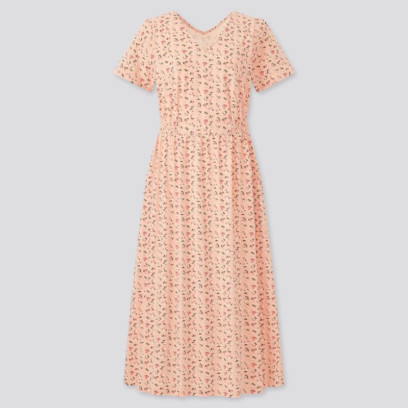 Xuất Xịn - Váy Xoè Cotton In Hoa UNl QL0