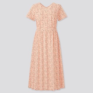 Xuất Xịn - Váy Xoè Cotton In Hoa UNl QL0