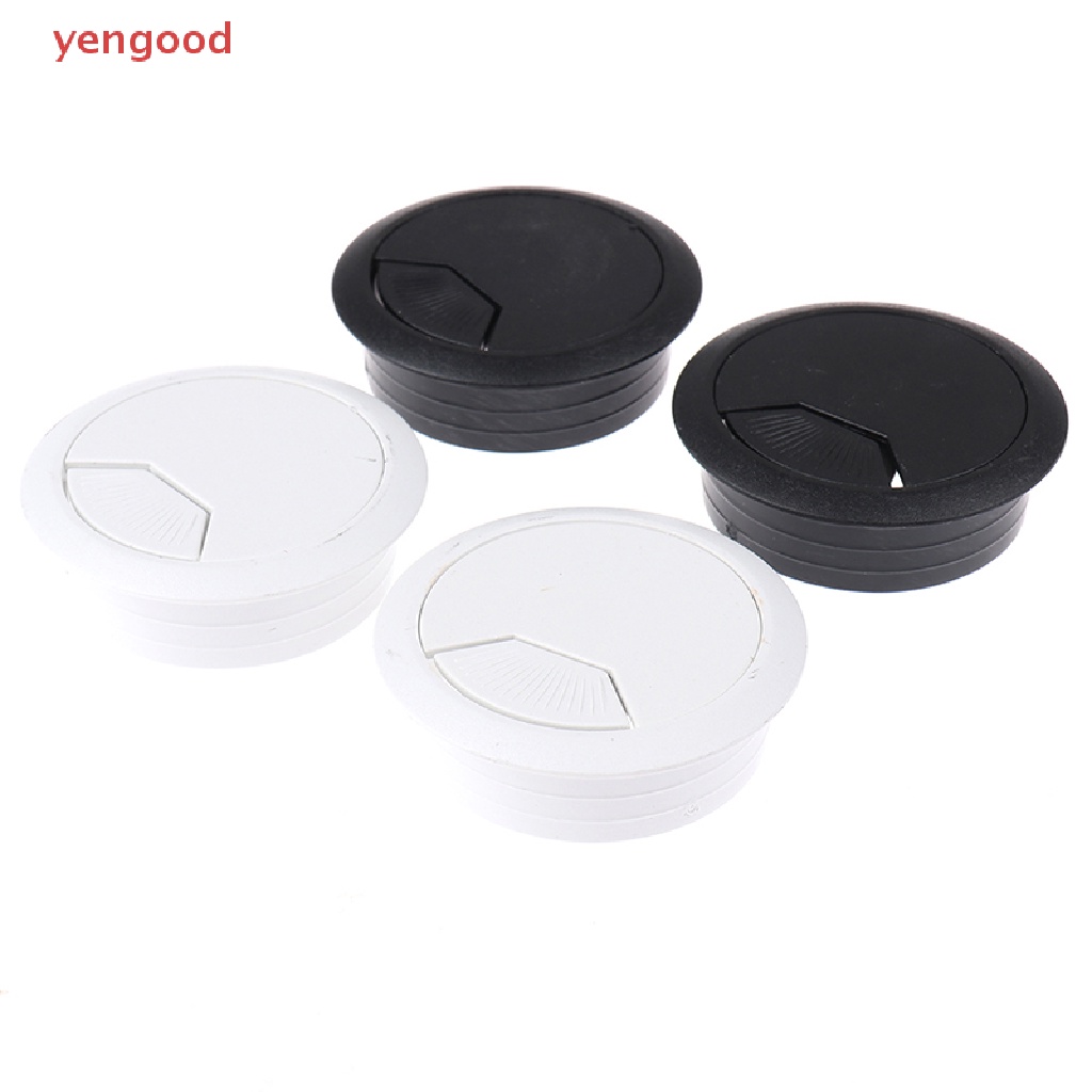 (YGD) Nắp Nhựa Đậy Lỗ Thoát Khí Cho Dây Cáp Máy Tính Bàn 50mm