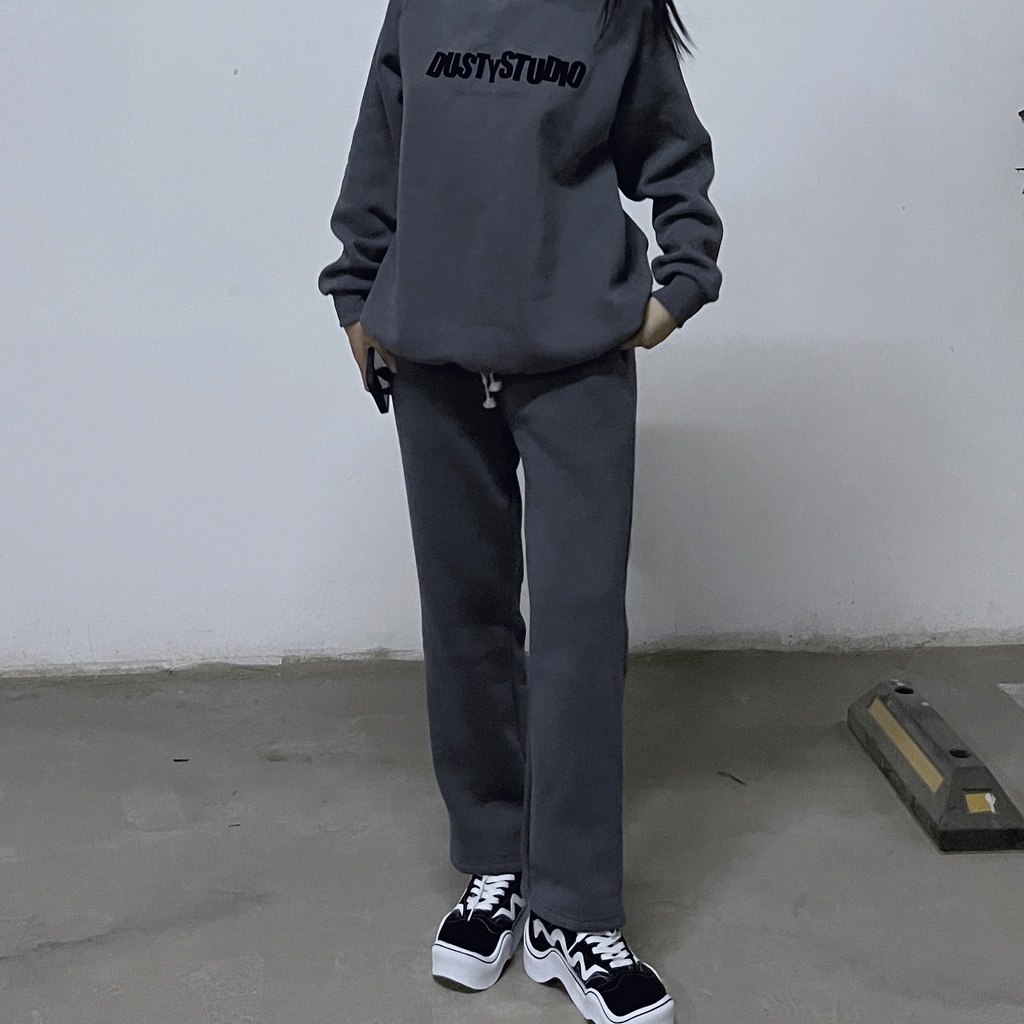 Quần nỉ Sweatpant DUSTY STUDIO ống suông,jogger basic