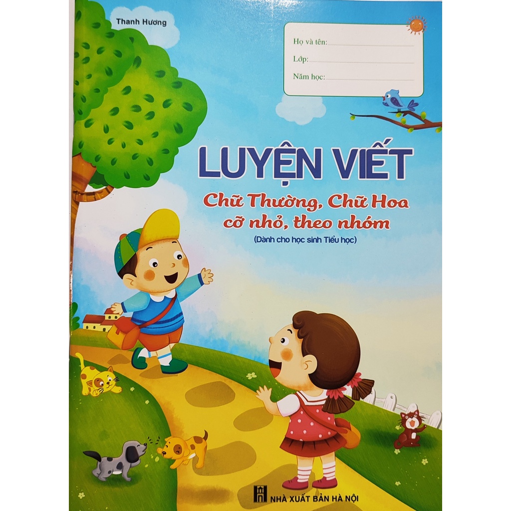 Sách - Luyện Tập Viết - Chữ thường, chữ hoa cỡ nhỏ, theo nhóm (1 cuốn) - Có lựa chọn thêm bút mực