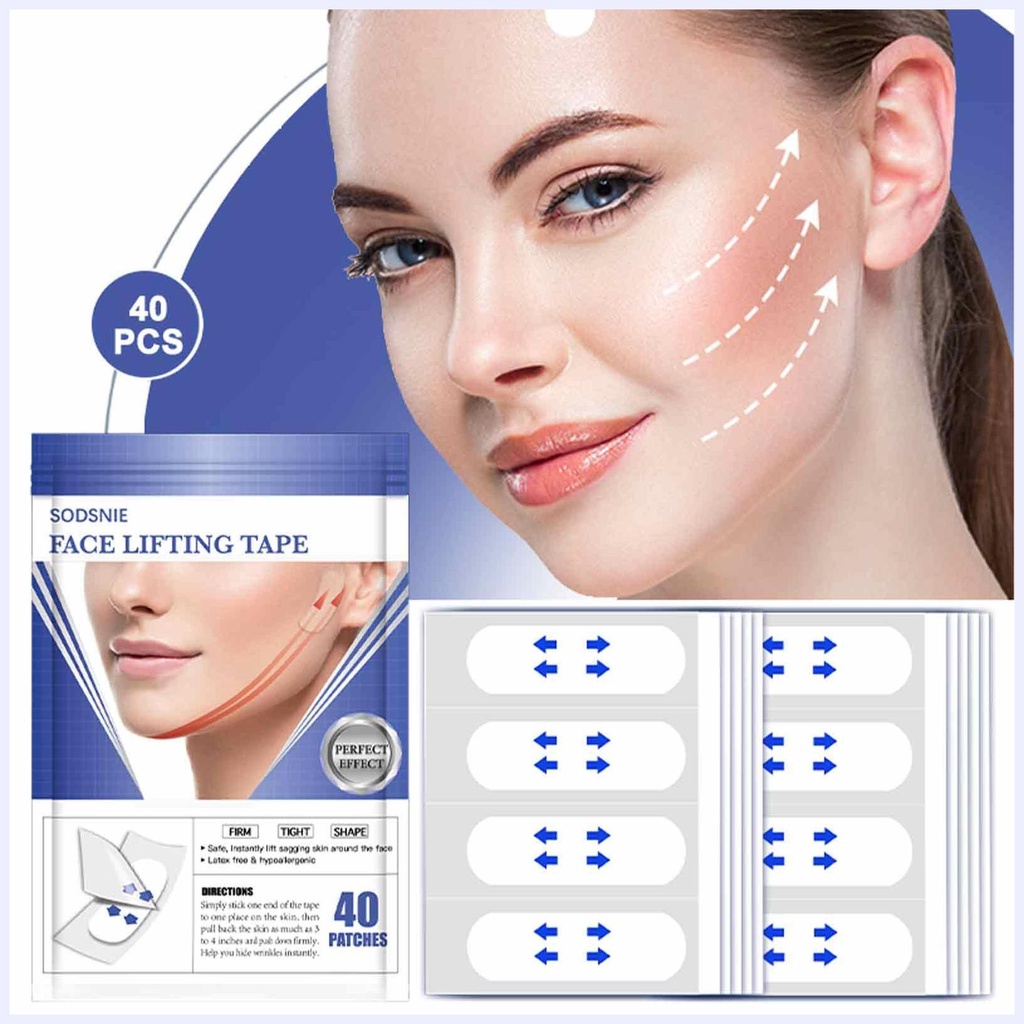Băng Dán Nâng Cơ Mặt Vô Hình Siêu Mỏng Cho Nữ