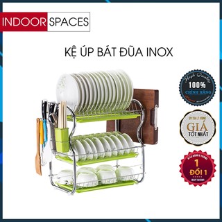 Kệ nhà bếp úp chén bát inox 3 tầng 44x42x25cm