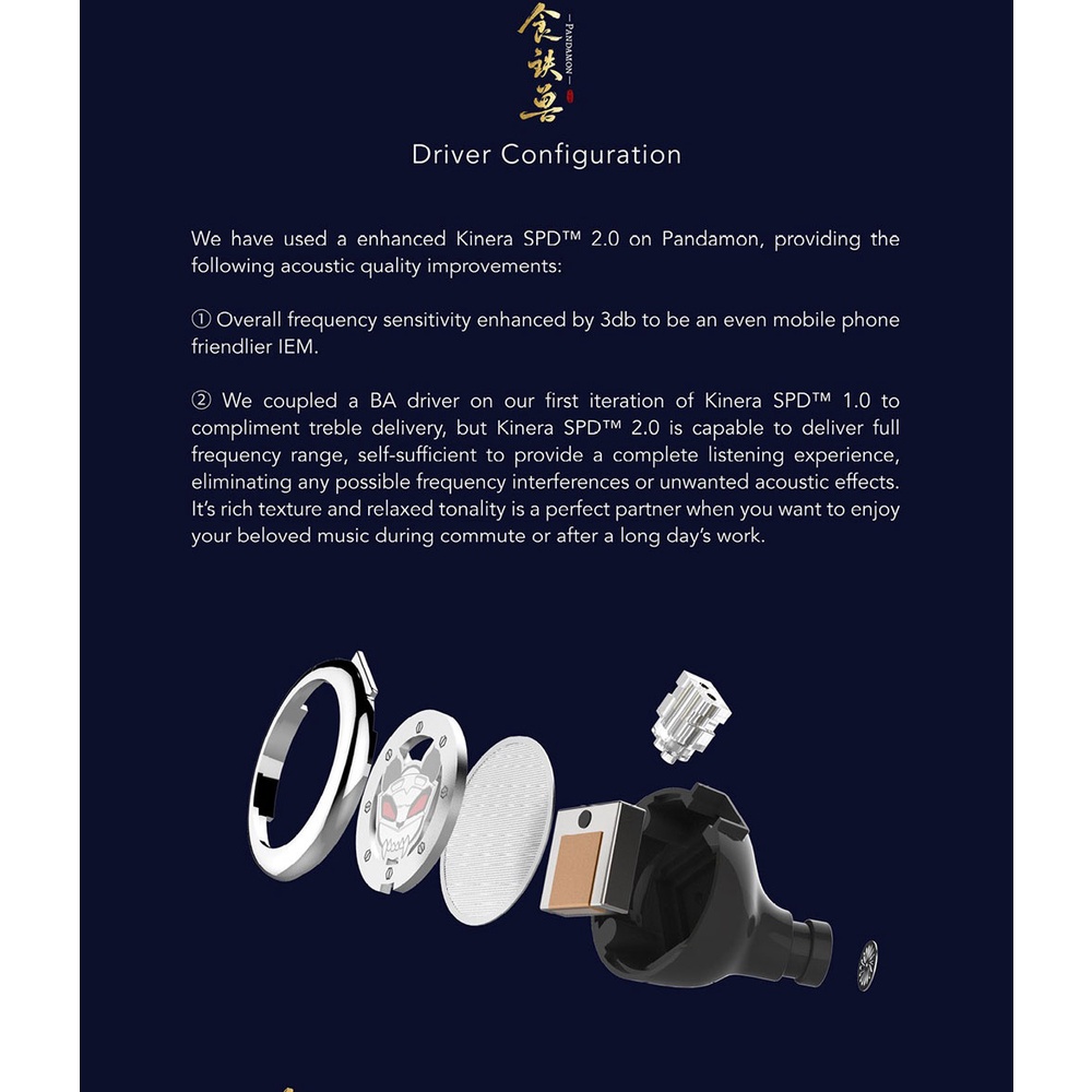 Celest Pandamon Tai Nghe Nhét Tai 10mm Kế Hoạch Vuông 1BA Với Dây Cáp 4 Lõi OFC