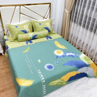 Bộ ga phủ Hàn Quốc chất cotton mát, set 5 món