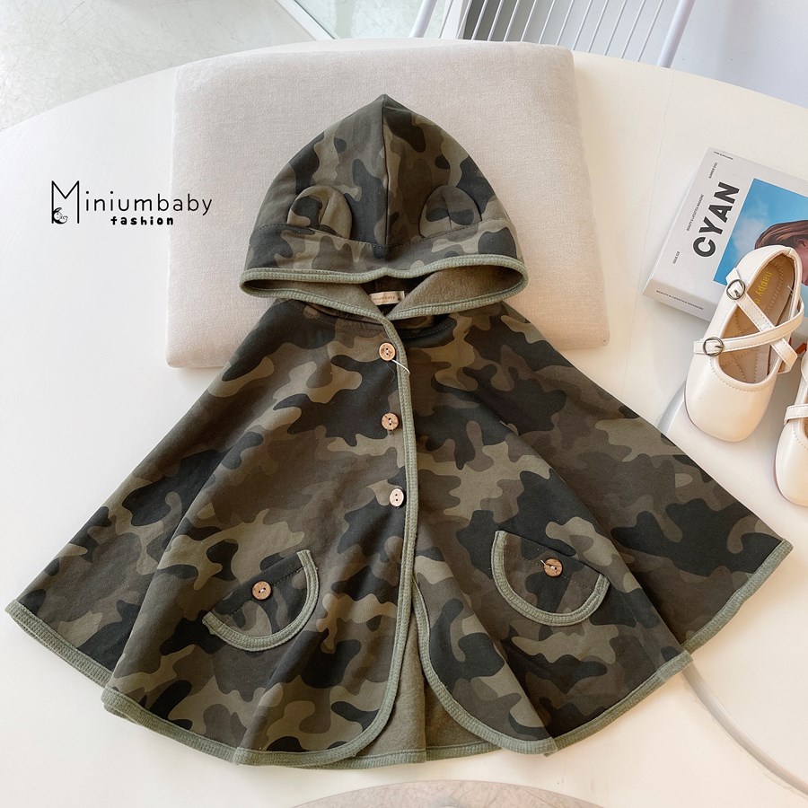 Áo choàng chống nắng cản gió giữ ấm cho bé trai ủ cho bé sơ sinh đồ đi biển bé gái miniumbabyfashion ACCD