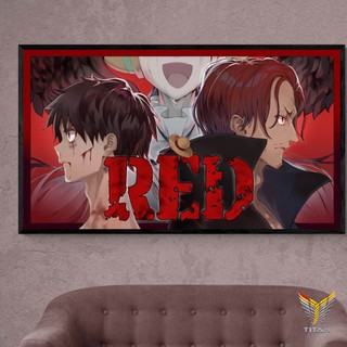 Tranh canvas, chủ đề op red, tranh decor độc quyền titan 360, kt 30x40cm, 40x60cm opred