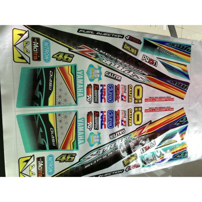 DECAL PVC 5 LỚP CHẤT LƯỢNG CAO Tem rời Sirius chất liệu Candy