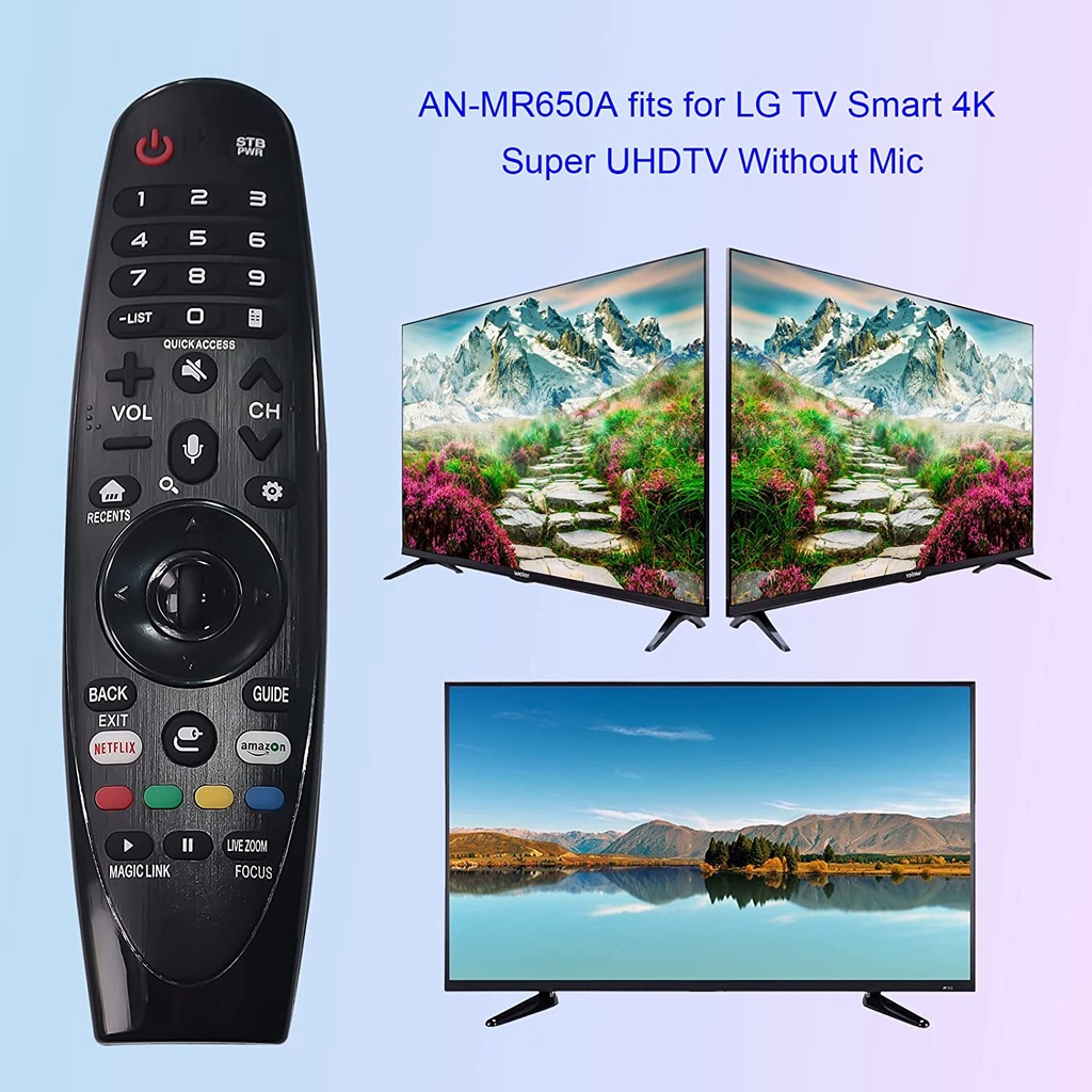 Điều Khiển Từ Xa Thay Thế AN-MR650A Cho TV Thông Minh LG UHD 4K OLED TV Magic Không Có Giọng Nói, Chỉ Số 65UJ7700 70UJ6570 72SJ8570 74UJ6450 75SJ8570 86SJ9570