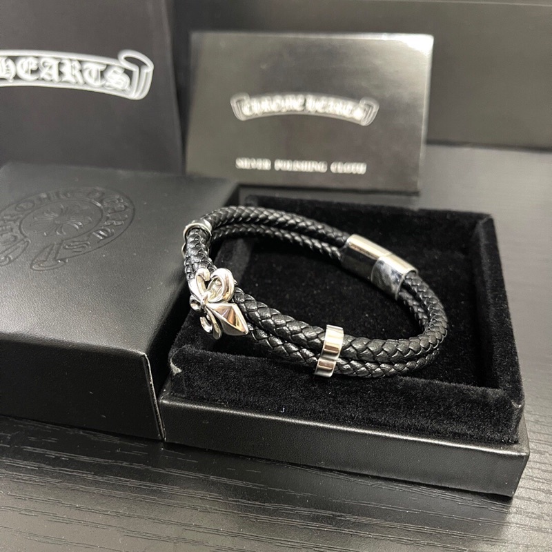 Vòng tay nam nữ logo Chrome Heart phong cách retro cá tính cao cấp