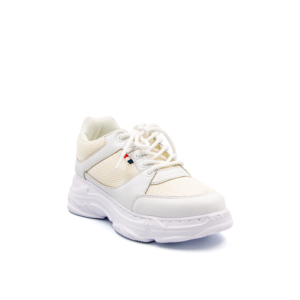 Giày Sneaker Nữ Đế Cao 7cm Da Microfiber Siêu Nhẹ Tomoyo TMW31307