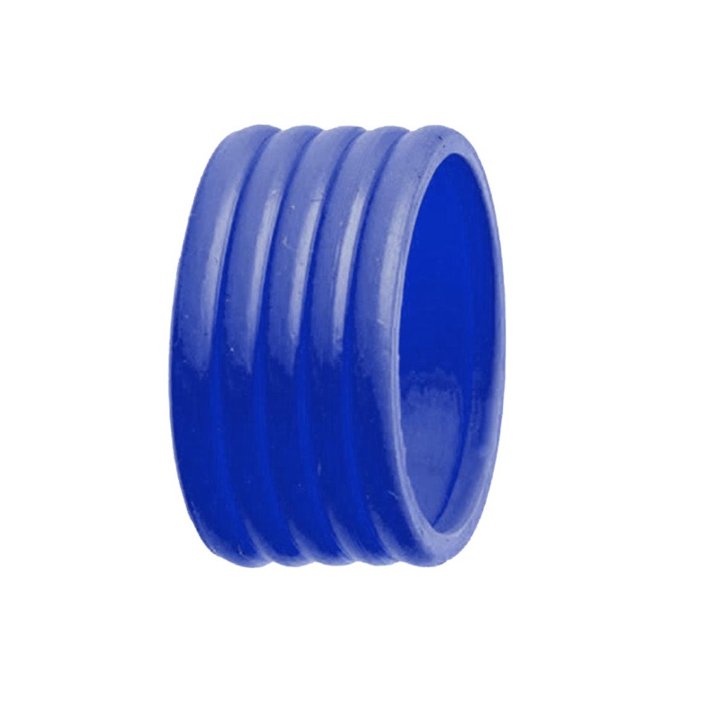 Set 2 Vòng Silicone Gắn Tay Cầm Vợt Tennis Màu Trơn Có Thể Tái Sử Dụng