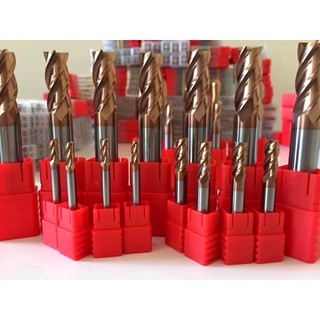 Dao phay ngón hợp kim 4f-55hrc. dao phay hợp kim 4f-55hrc chuyên phay thép, inox.