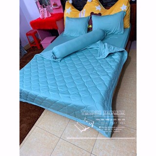 Bộ thun Ga Màu Trơn 4 món K mền