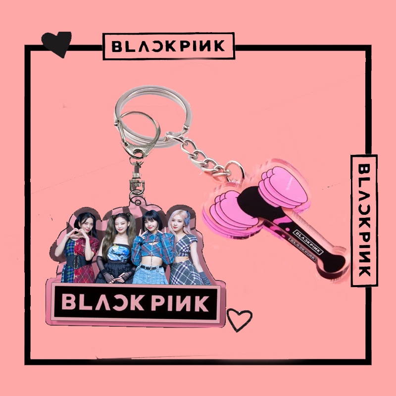Móc Khóa Hình Blackpink Jennie Rose Jisoo Lisa