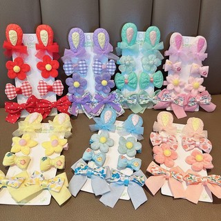 Set 8 Kẹp Tóc Dễ Thương Cho Bé Gái