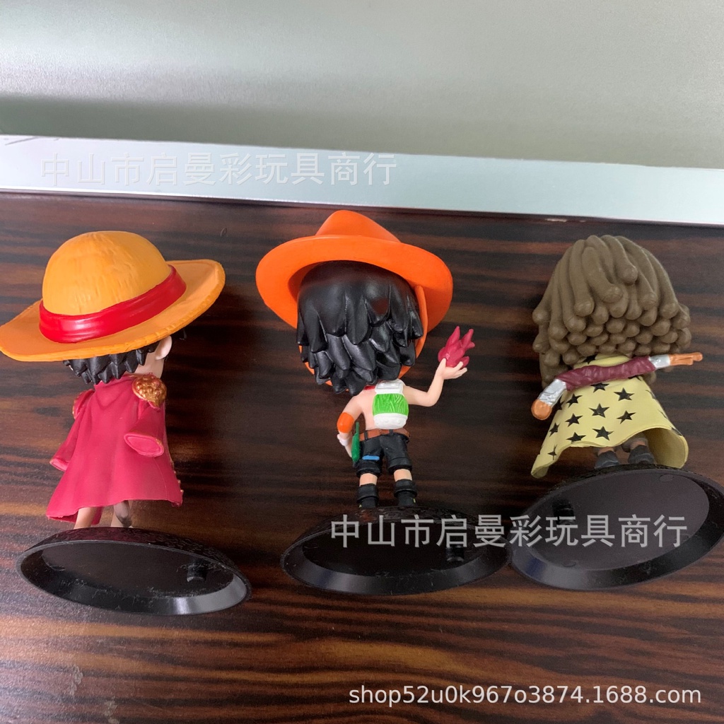 Mô hình OnePiece chibi- Luffy, ACE, Shank, Yasopp, Benn Beckman, Macor