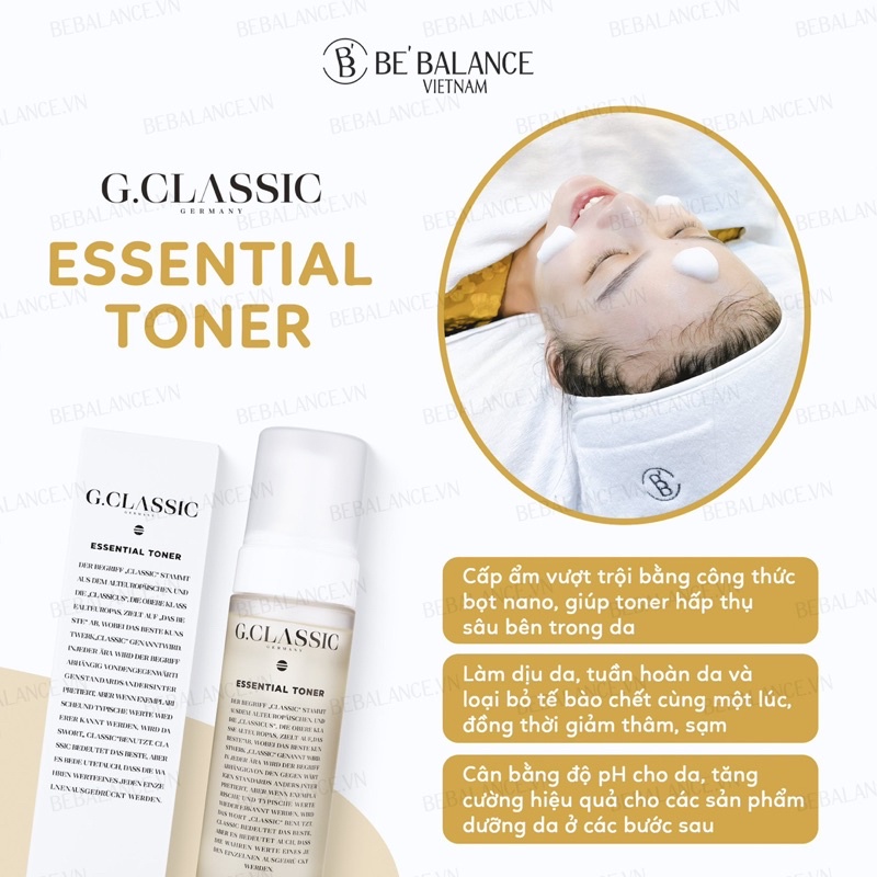 Toner chống lão hoá giảm nám BEBALANCE GCLASSIC TONER 200ml