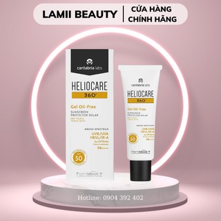 Kem chống nắng heliocare water gel spf50+ 50ml mẫu mới - lamii beauty