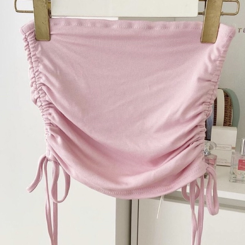 Áo ống nữ cúp ngực rút dây, áo croptop ống có mút ngực | BigBuy360 - bigbuy360.vn