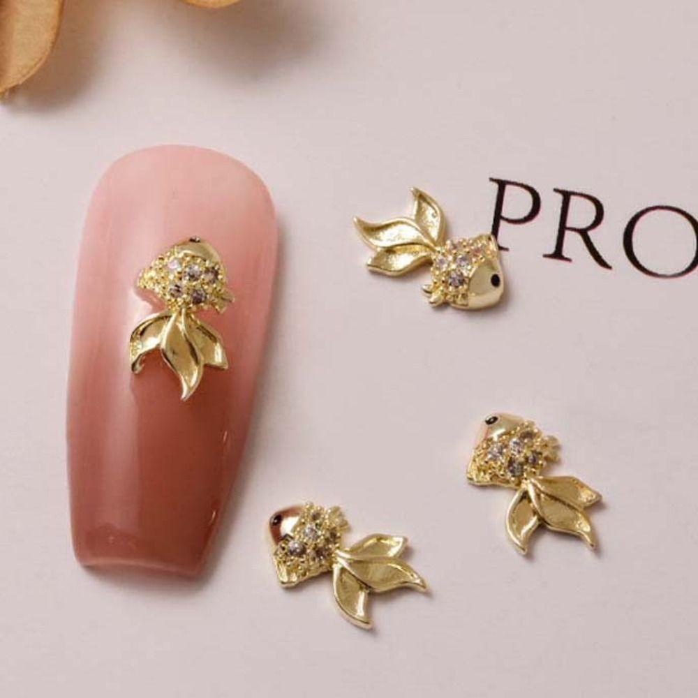 OCEANMAP Phụ Kiện Trang Trí Móng Tay Chủ Đề Năm Mới Thời Trang