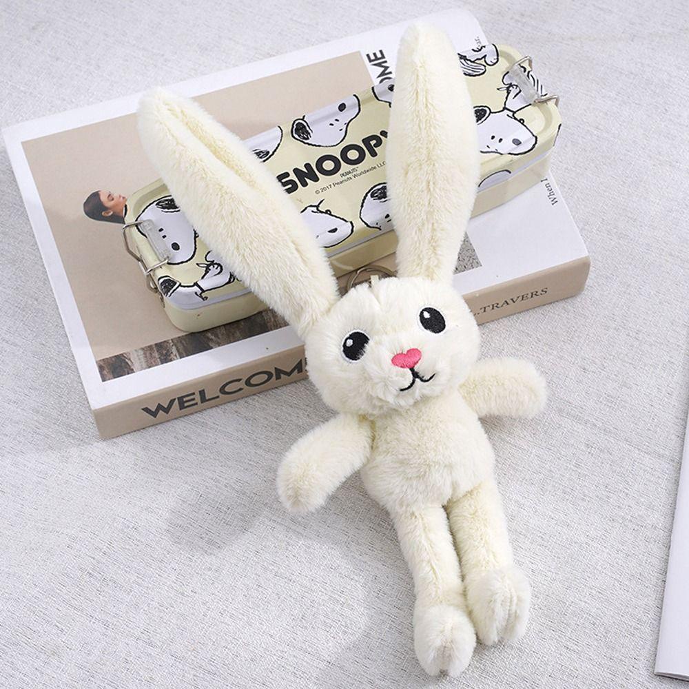 LANFY Móc Khóa Hình Thỏ Nhồi Bông Đáng Yêu