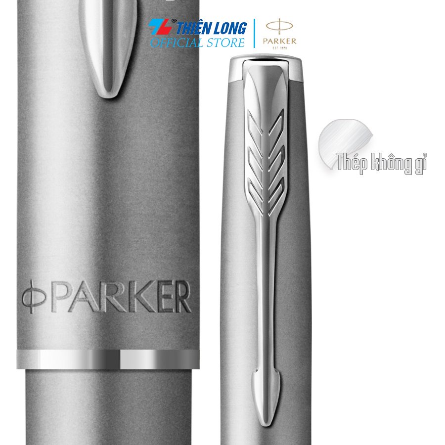 Bút bi cao cấp Parker SON X-SB StainSteel CT TB-2146880 - Thép không gỉ