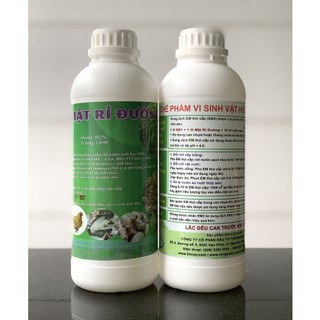 Combo 1 lít men vi sinh EM1 và 1 lít mật rỉ đường (Men gốc + mật rỉ đường 1 lít)