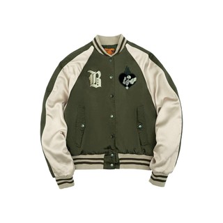 Áo Khoác Badhabits SUKAJAN JACKET BomBer  tai thỏ Line Viền form rộng unisex nam nữ