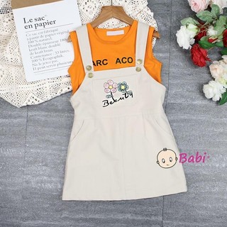 Set váy yếm cho bé gái