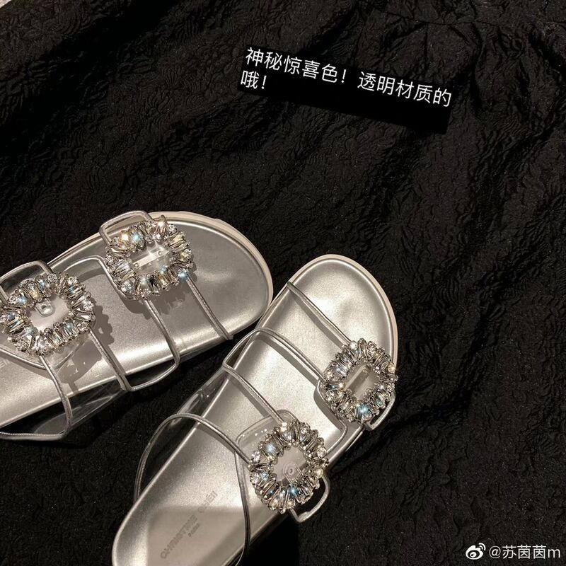 Miss Rollin ~ Dép Quai Đôi Dày Đính Đá Giản Dị Dành Cho Nữ