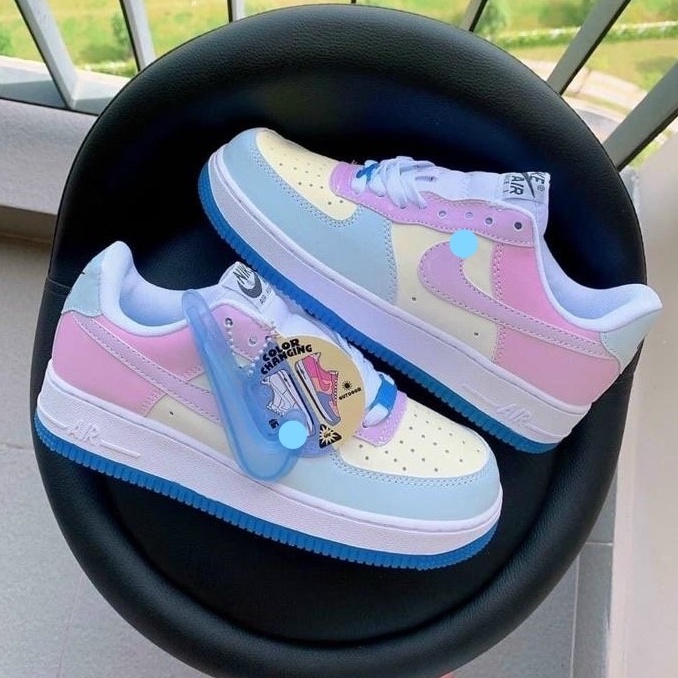 Giày thể thao Nike_AF1 đổi màu UV, Giày sneake nữ AF1 đổi màu đế UV cao cấp cực hot đổi màu khi ra nắng