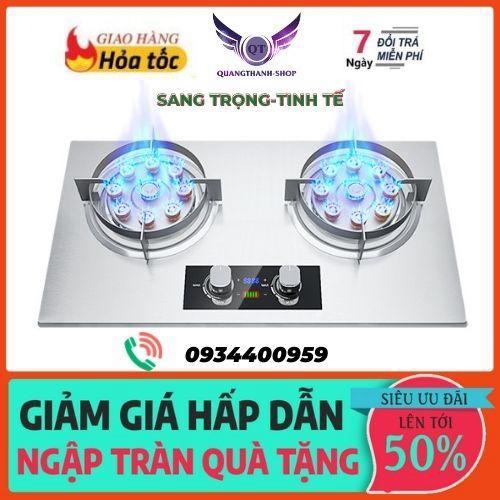 Bếp Gas Đôi 9 Đầu Đốt Tích Hợp Chế Độ Hẹn Giờ Cảm Biến An Toàn - Bếp Ga Cao Cấp Lắp Âm Và Dương - (BH 12 THÁNG)