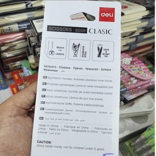Kéo văn phòng Deli 6009 (180mm)